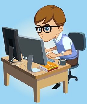 Building Website Man